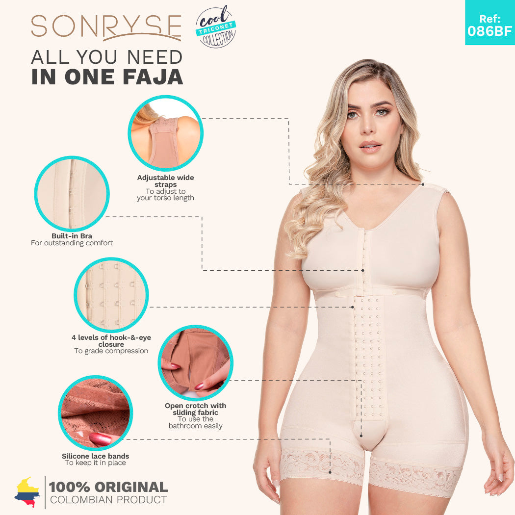 Post Surgery Postpartum Girdle Csection Fajas Colombianas Sonryse TR86 –  Fajas Colombianas Shop