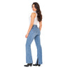 Jeans colombianos Mom Flare de tiro alto con aberturas en los tobillos LOWLA 212358