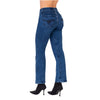 Regular Rise Butt Lift Straight Colombian Mom Jeans for Women LOWLA 212359