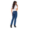 Regular Rise Butt Lift Straight Colombian Mom Jeans for Women LOWLA 212359