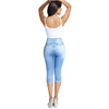 Colombian Denim Jumpsuit for Women with Inner Girdle Lowla EN269275-4-Fajas Colombianas Shop