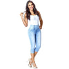 Colombian Denim Jumpsuit for Women with Inner Girdle Lowla EN269275-5-Fajas Colombianas Shop