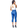 Colombian Denim Jumpsuit for Women with Inner Girdle Lowla EN269275-9-Fajas Colombianas Shop