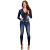 Colombian Denim One Piece Jumpsuit with Inner Girdle LOWLA 268217-2-Fajas Colombianas Shop