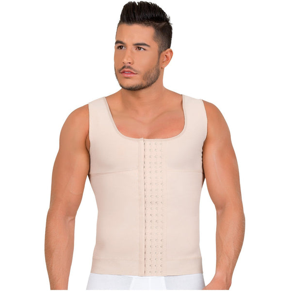 Colombian ShapewearTummy Control Vest for Men Fajas Mariae 8124