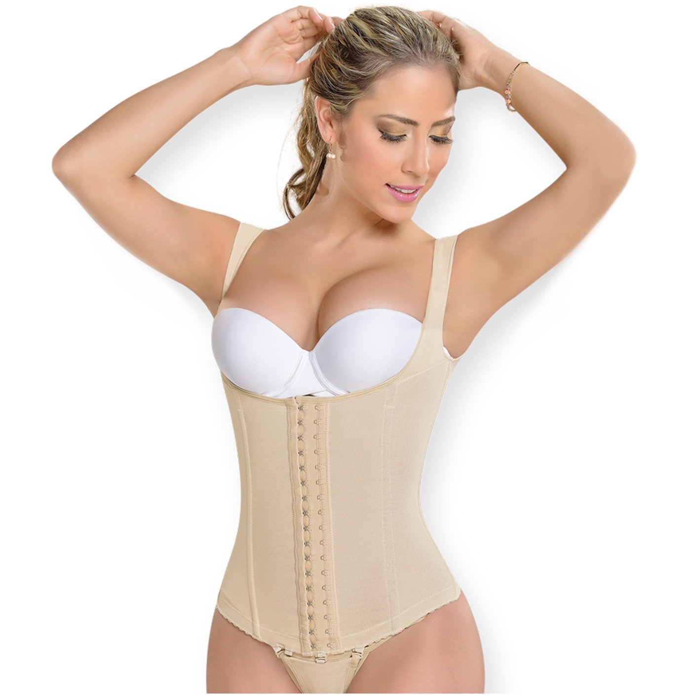 Colombian Waist cincher Tummy Control with Removable Thong MYD 0055 – Fajas  Colombianas Shop