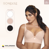 Sujetador Push Up de copa completa con respaldo alto para mujer Sonryse C653