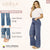 Jeans desgastados de mezclilla de cintura alta para mujer Lowla 212395