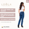 Jeans mom colombianos rectos con realce de glúteos de tiro normal para Mujer LOWLA 212359