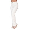 High Waisted White Straight Leg jeans for Women Lowla 242363