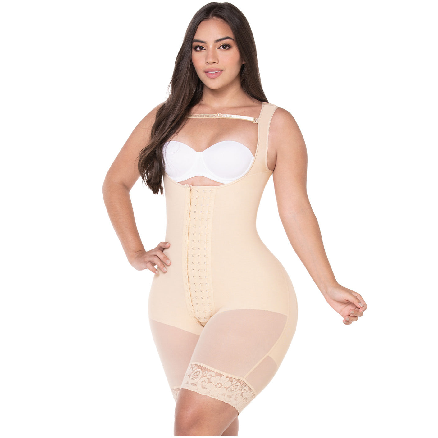 Colombian Fajas M&D F0075 Long Style High Compression Shapewear with K –  Slim Curves