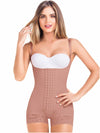 Mid-Thigh Colombian Post Surgery Open Bust Bodysuit Fajas MaríaE 9334-6-Fajas Colombianas Shop