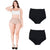 2-Pack Tummy Control Mid Rise Shapewear Panties Fajas Colombianas Sonryse SP620NC