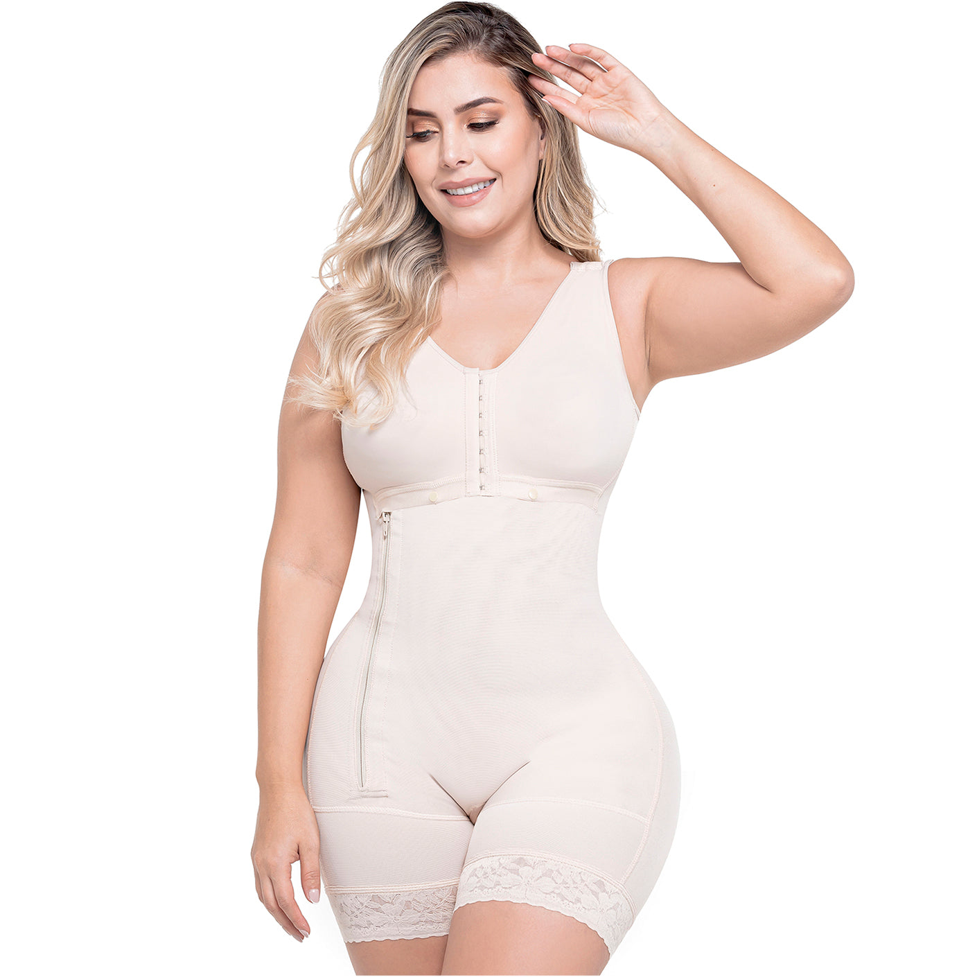 Shapewear For Women Tummy Control Full Body Shaper Butt Lifter Fajas  Colombianas Plus Size Thigh Slimmer Bodysuit (Color : Skin, Size : 4X-Large)  (Bla (Skin 3XL) : : Fashion