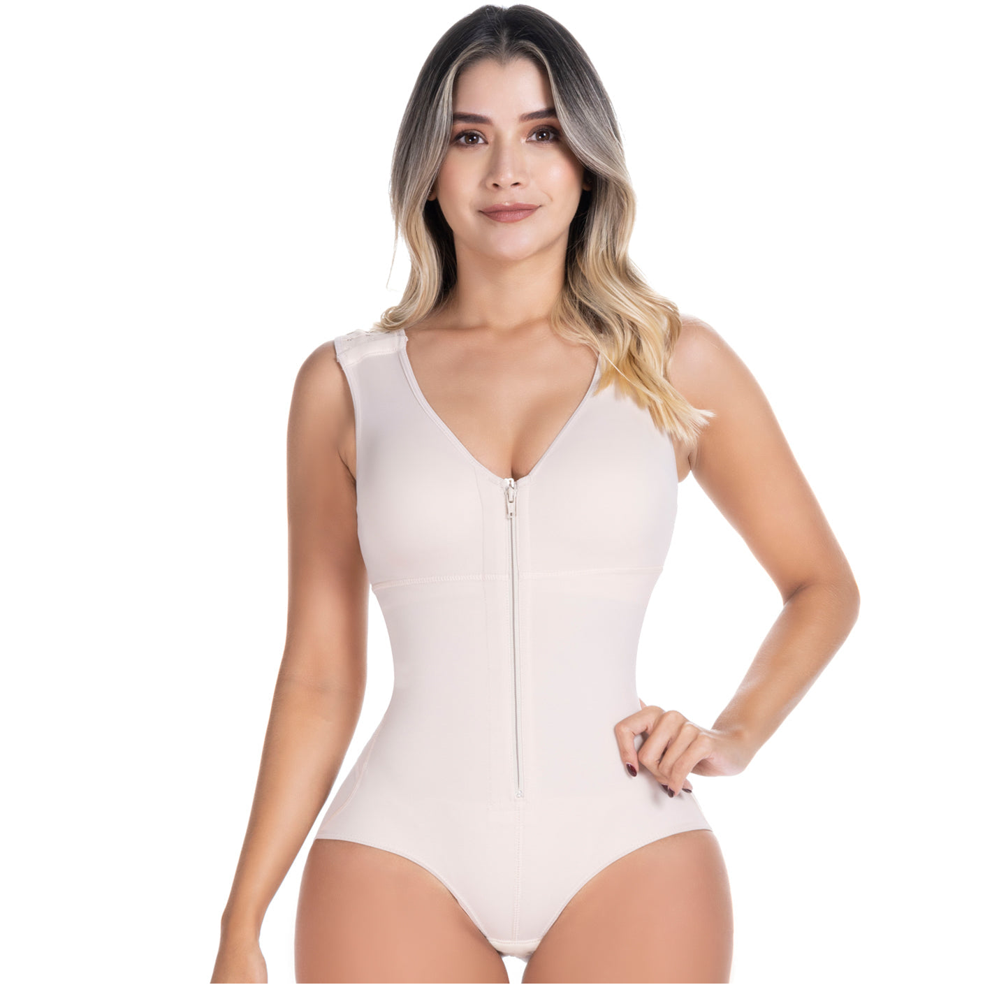 Fajas Colombianas Originales Women High Compression Slimming Control Belly  Garments Front Closure Buttocks Butt Lifter Shaper