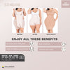 Postpartum Colombian Butt Lifter Shapewear Open Bust Bodysuit 066BF