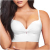 Sujetador push up de espalda alta con varillas laterales para Mujer Brasier Fajas SONRYSE C593