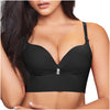 Sujetador push up de espalda alta con varillas laterales para Mujer Brasier Fajas SONRYSE C593