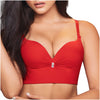 Sujetador push up de espalda alta con varillas laterales para Mujer Brasier Fajas SONRYSE C593